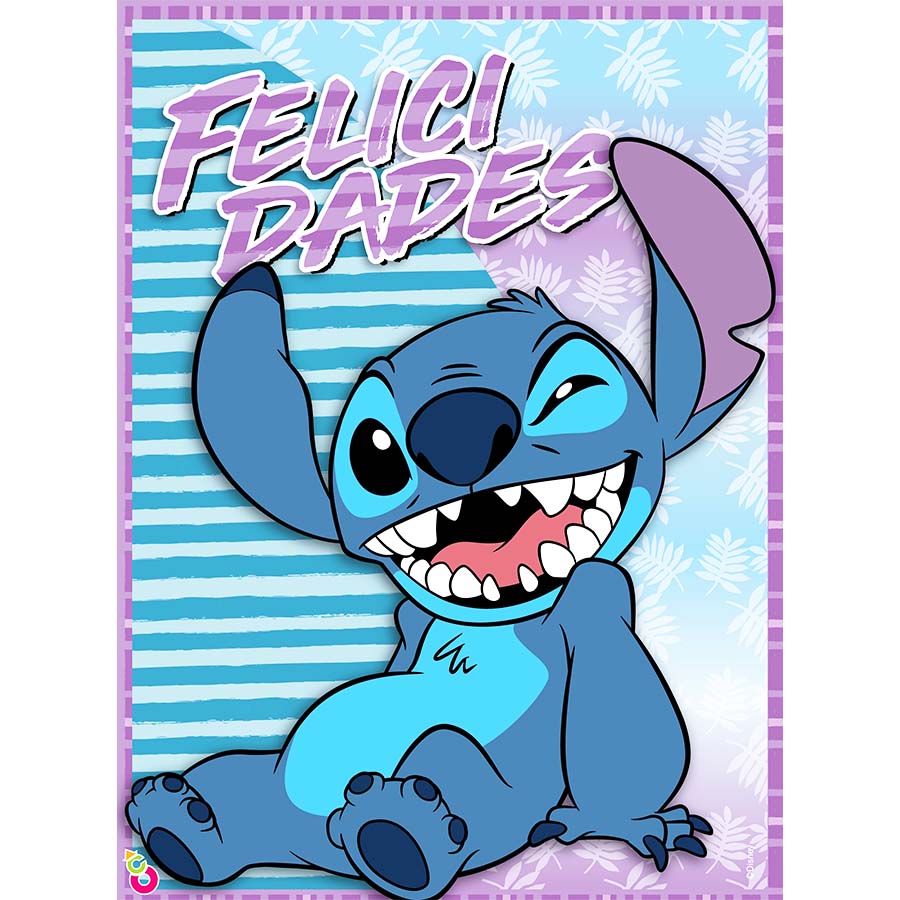 Stitch: Afiche Feliz Cumpleaños